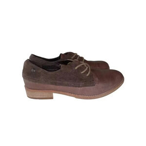 CAT Caterpillar Tally Brown Leather Oxford Shoes Womens Size 6.5 EUR 37.5